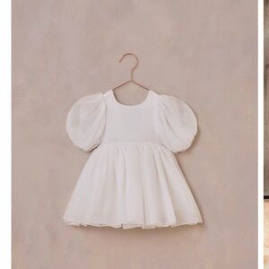 Sophia Dress - Noralee - White Puff Sleeve